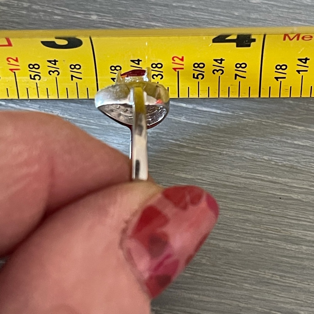 Ruby Sterling Silver Ring - image 8